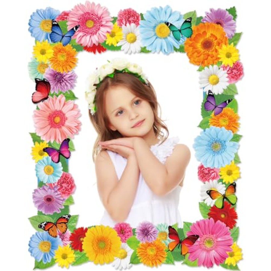 Photo Booth Frame - Spring Photo Booth Props Spring Party