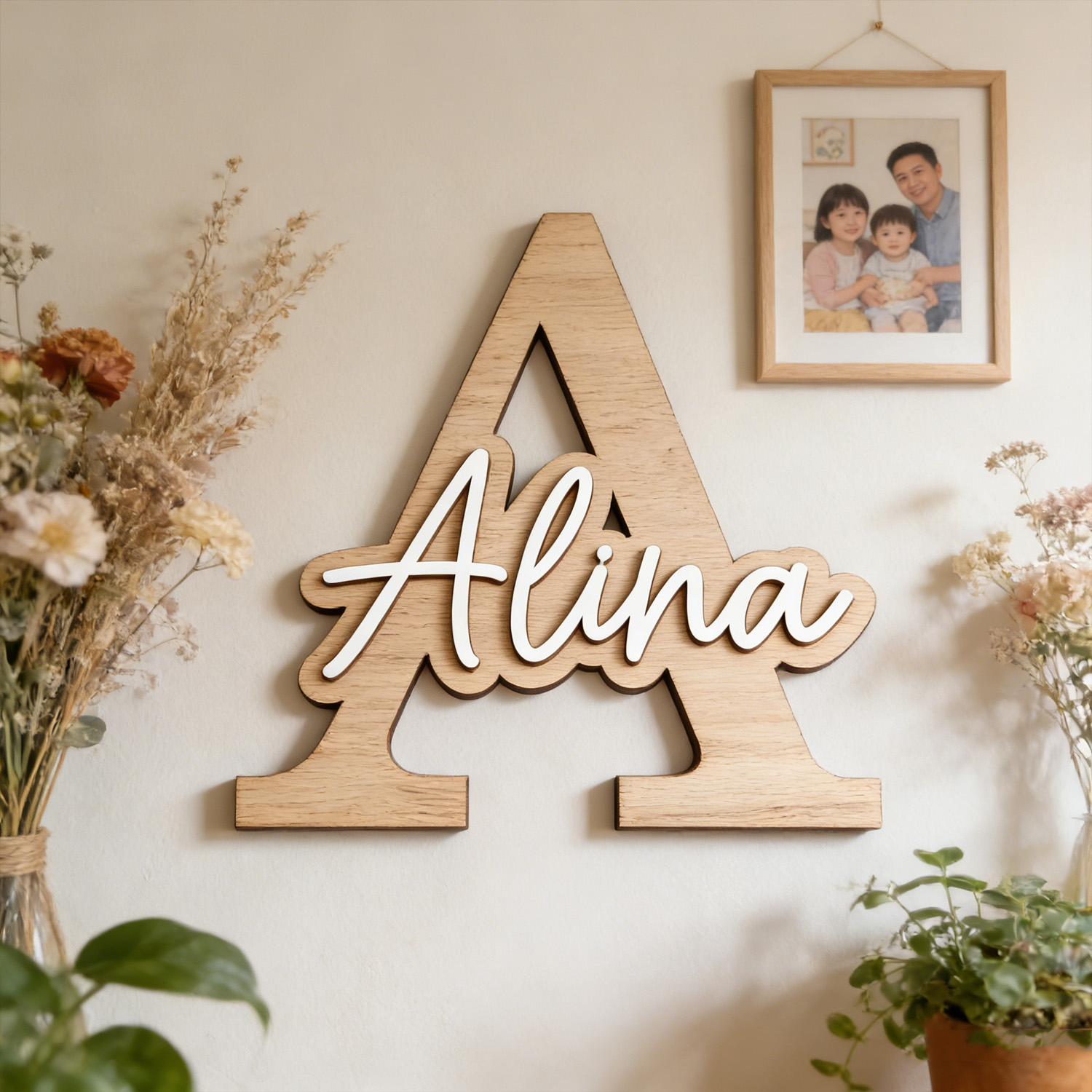 1pc Customizable Wooden Letter - Eve Party avaliação e preço
