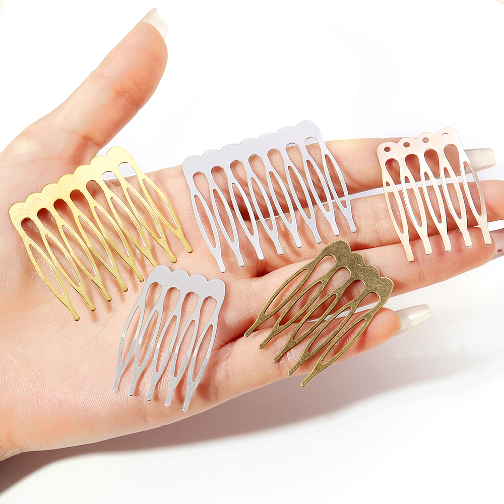 10pcs 5 8 10 Teeth Metal Hair  - Event Suppliers avaliação e preço
