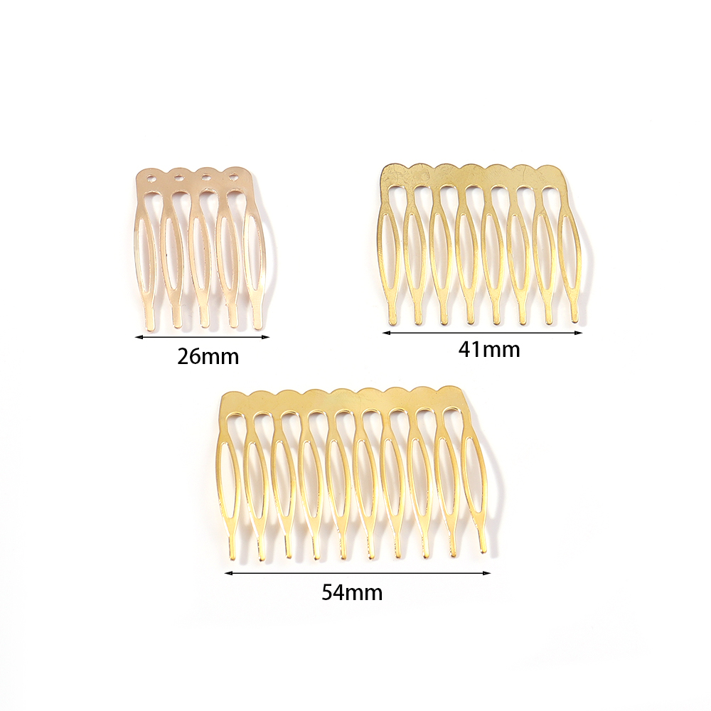 10pcs 5 8 10 Teeth Metal Hair  - Event Suppliers avaliação e preço