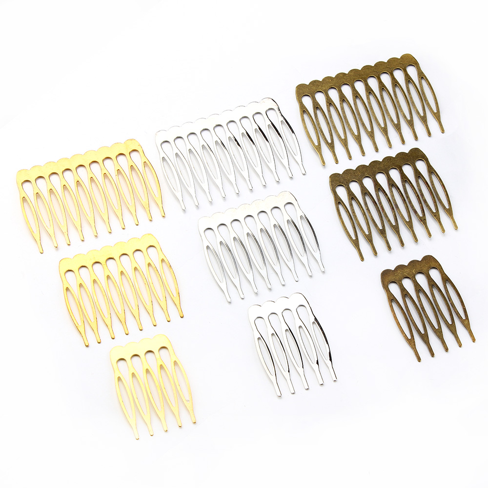 10pcs 5 8 10 Teeth Metal Hair  - Event Suppliers avaliação e preço