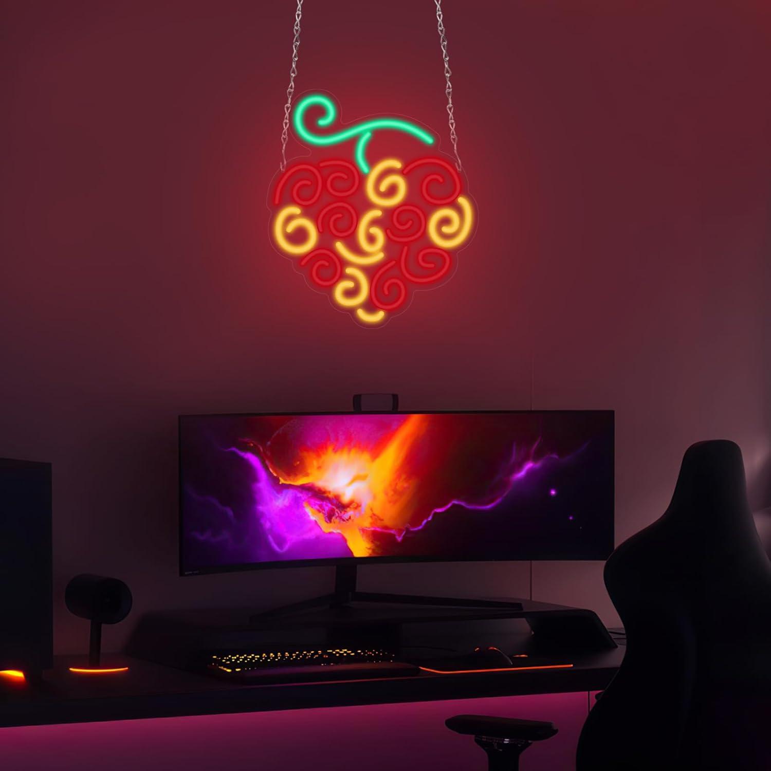 Cyber Fruit Neon Sign USB Dimm - Neon Sign Party avaliação e preço