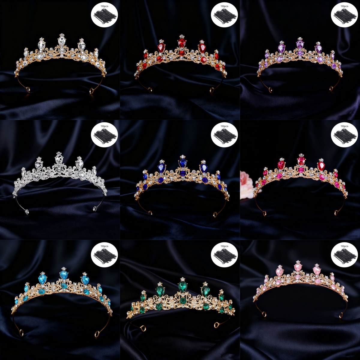 Bridal Tiara Vintage Scroll Rh - Event & Party Supply avaliação e preço