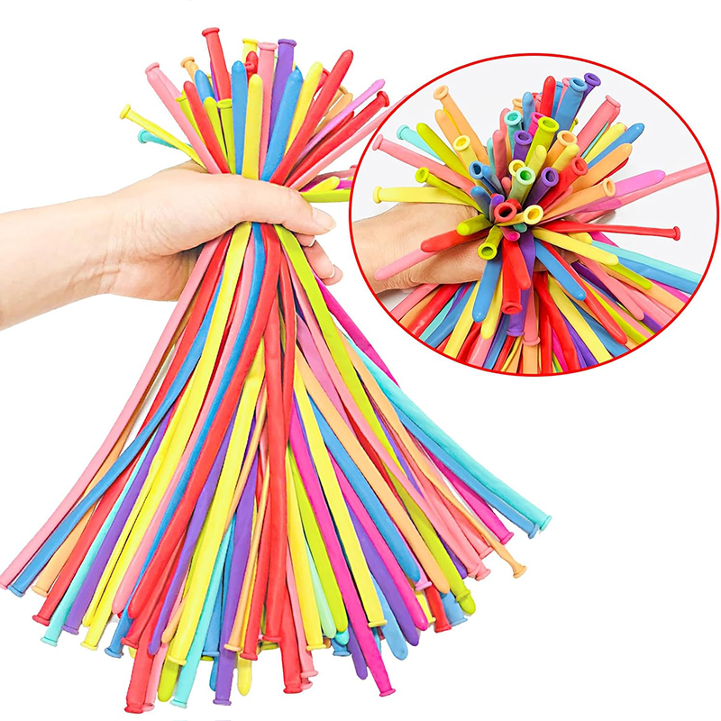 50~200pcs Spiral Balloons Colo - Balloon Pump Hand avaliação e preço