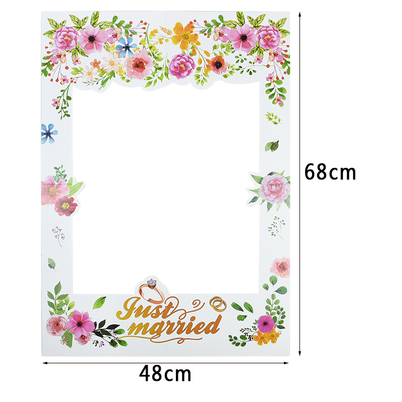 68cm * 48cm Wedding Photo Boot - Photo Booth Frame avaliação e preço