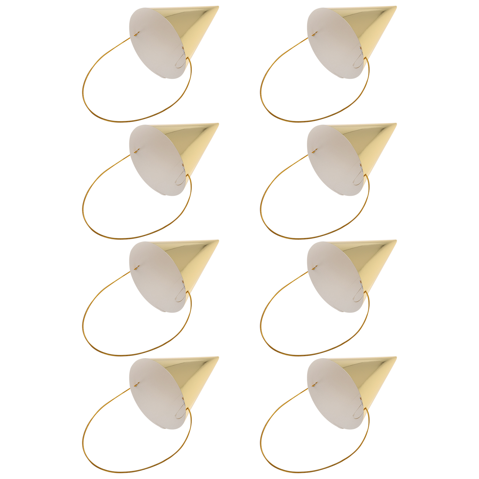8pcs Adorable Children Birthda - Party Hat Cone avaliação e preço