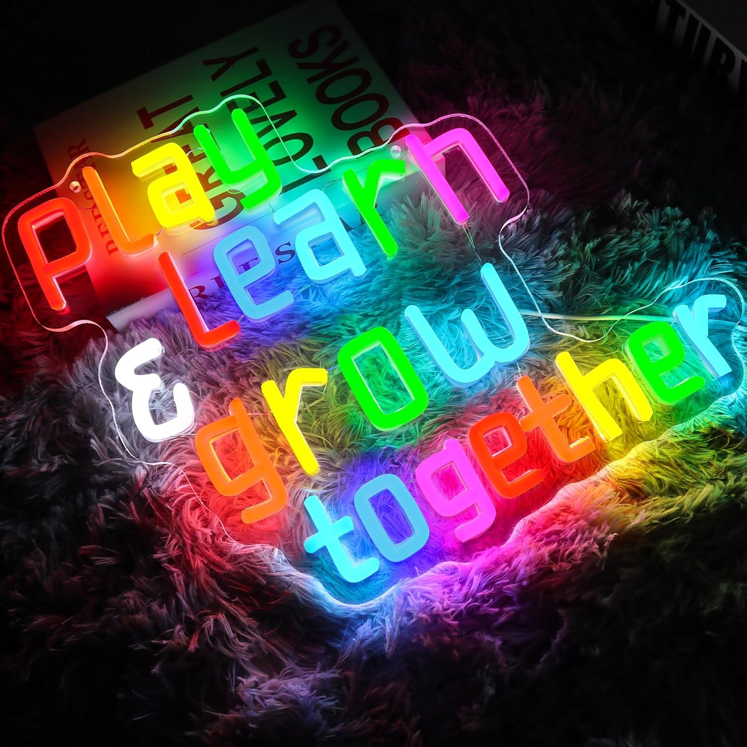 Play Learn Grow Together Neon  - Neon Sign Party avaliação e preço