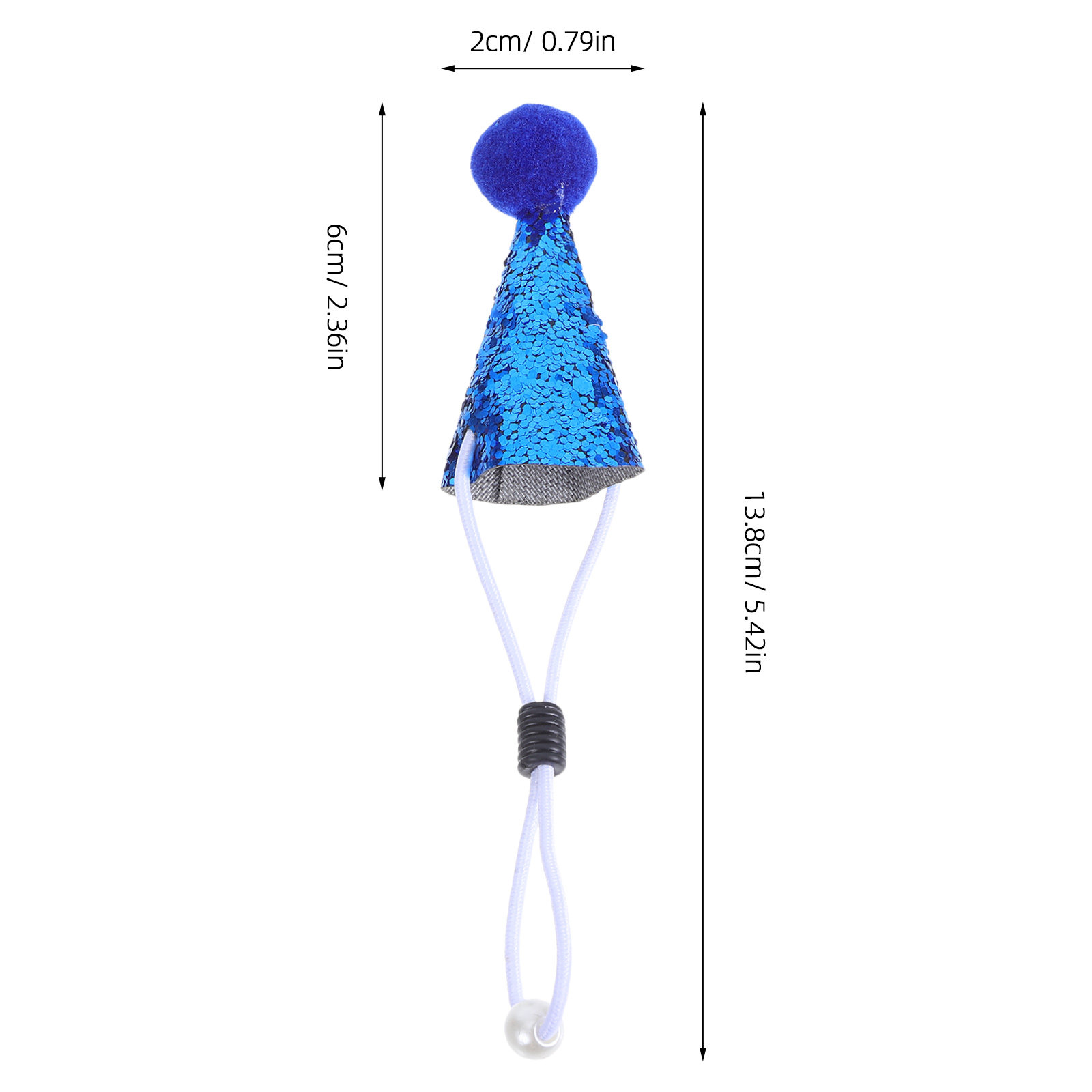 10Pcs Hats Cone Design Pom Pom - Party Hat Cone avaliação e preço