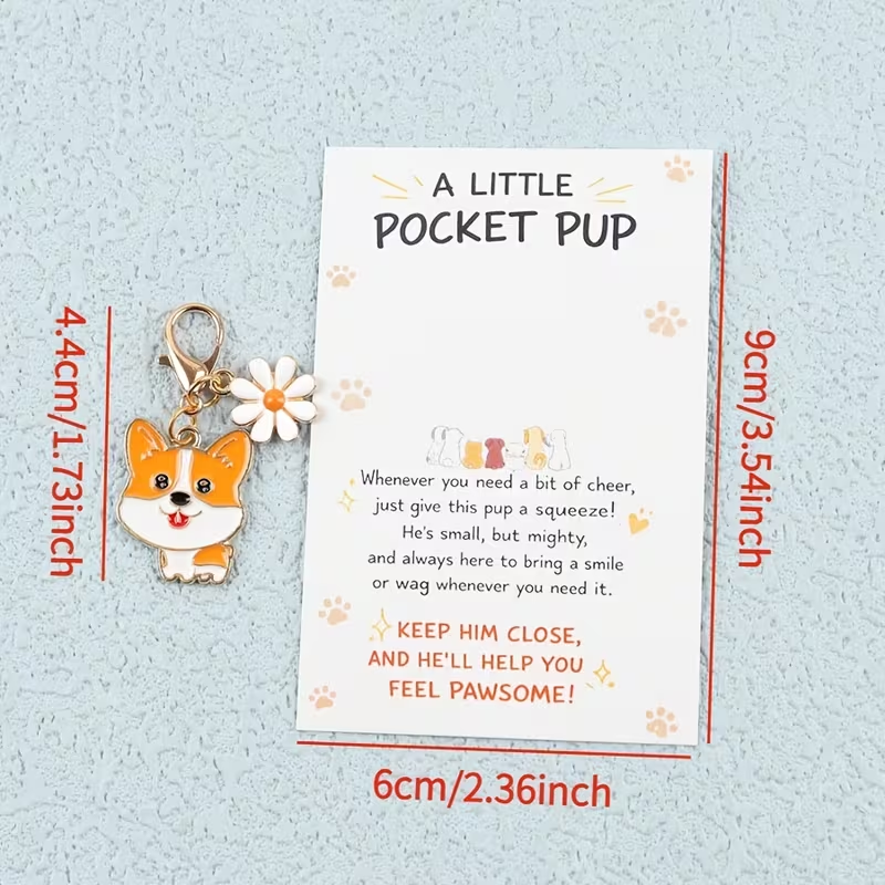 10 Cute Cartoon Puppy Keychain - Event Supplies avaliação e preço