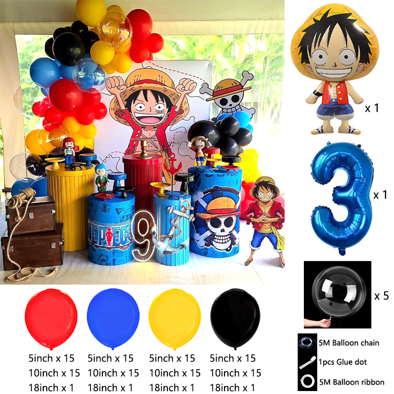 One Piece Pirate Style Balloon - Balloon Arch Kit avaliação e preço