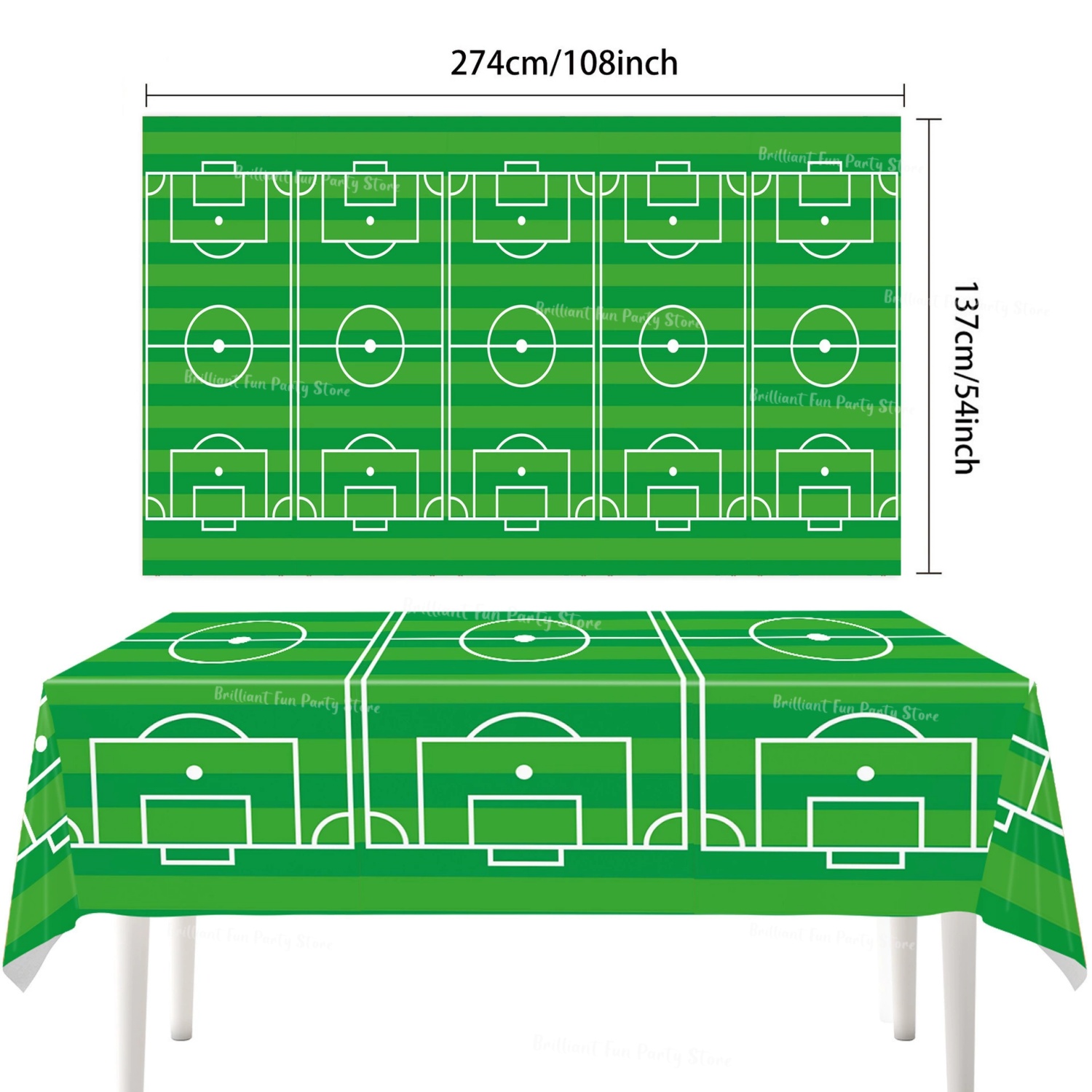 Soccer Basketball Theme Tablec - Table Cloth Disposable avaliação e preço