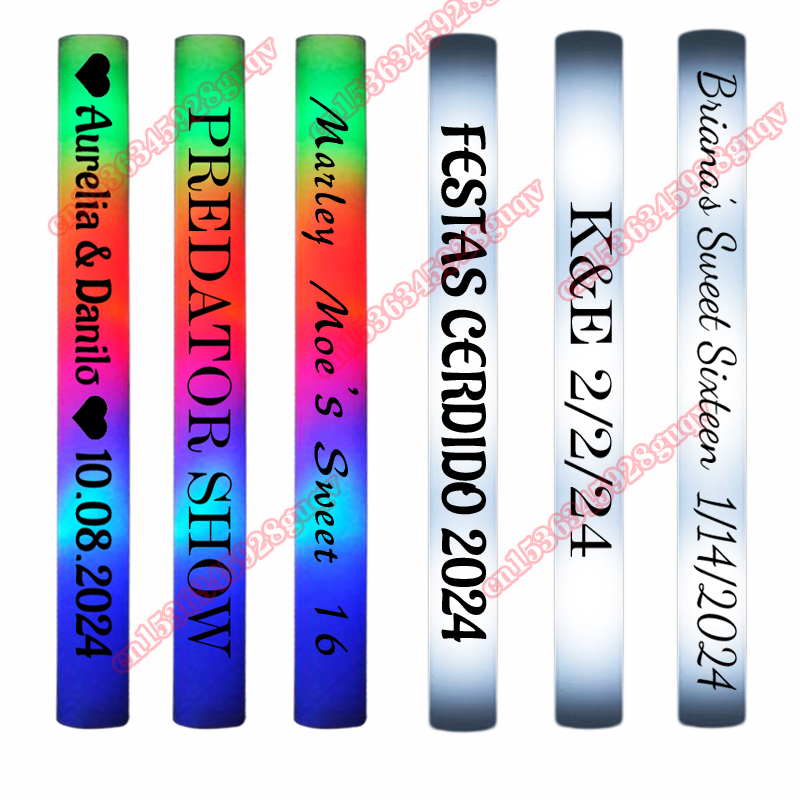 30Pcs LED Foam Sticks White Li - Centerpiece Stick avaliação e preço