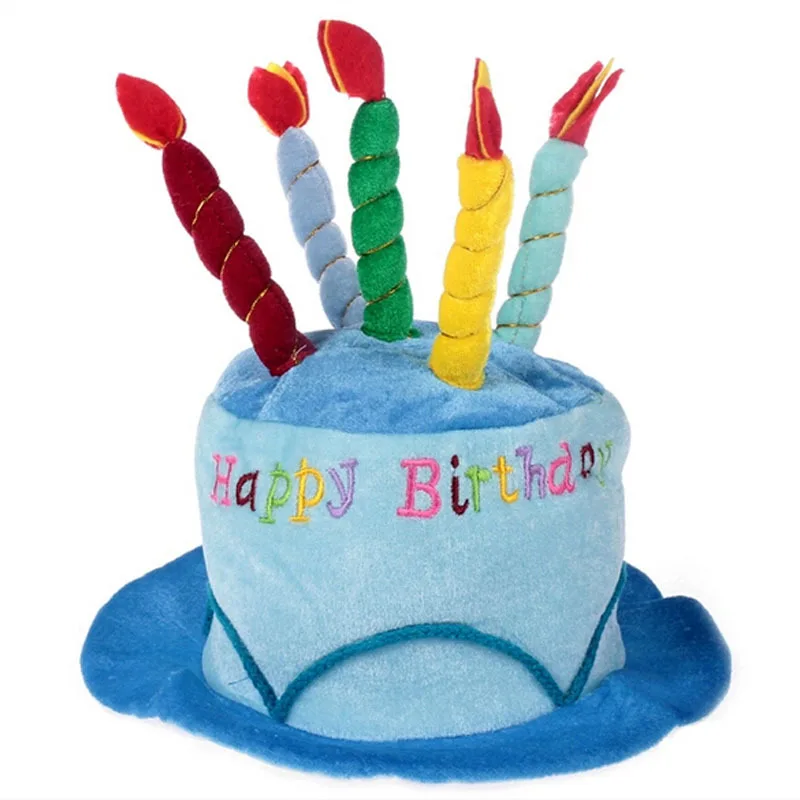 Birthday Cake Hat Birthday Can - Party Hat Cone avaliação e preço