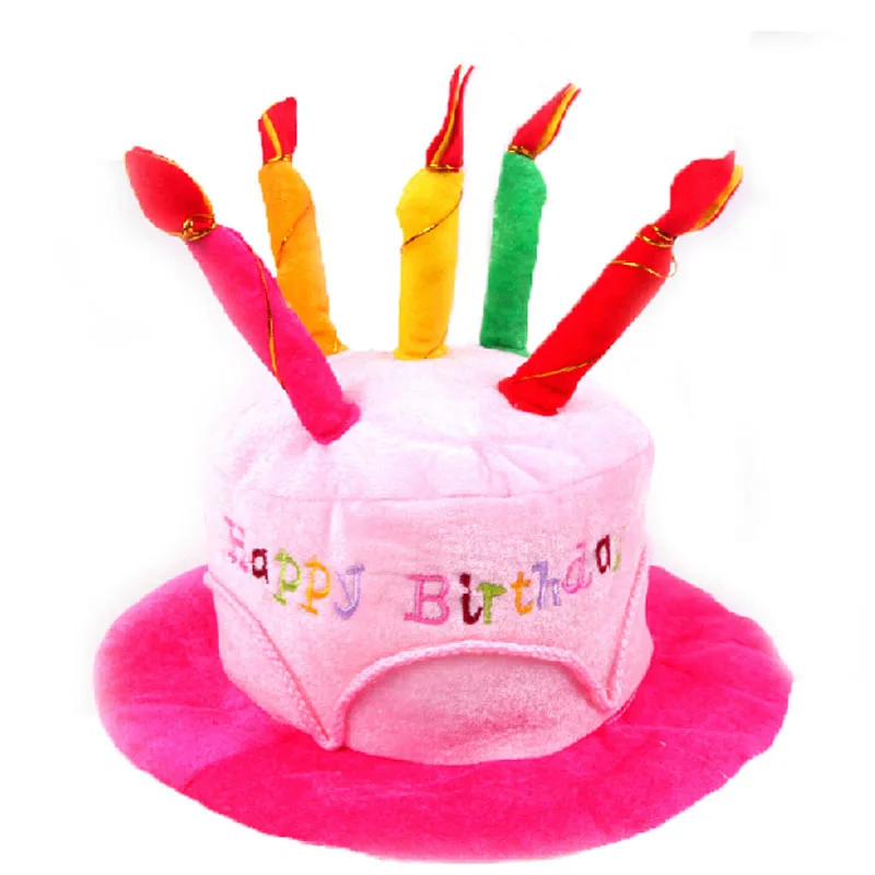 Birthday Cake Hat Birthday Can - Party Hat Cone avaliação e preço