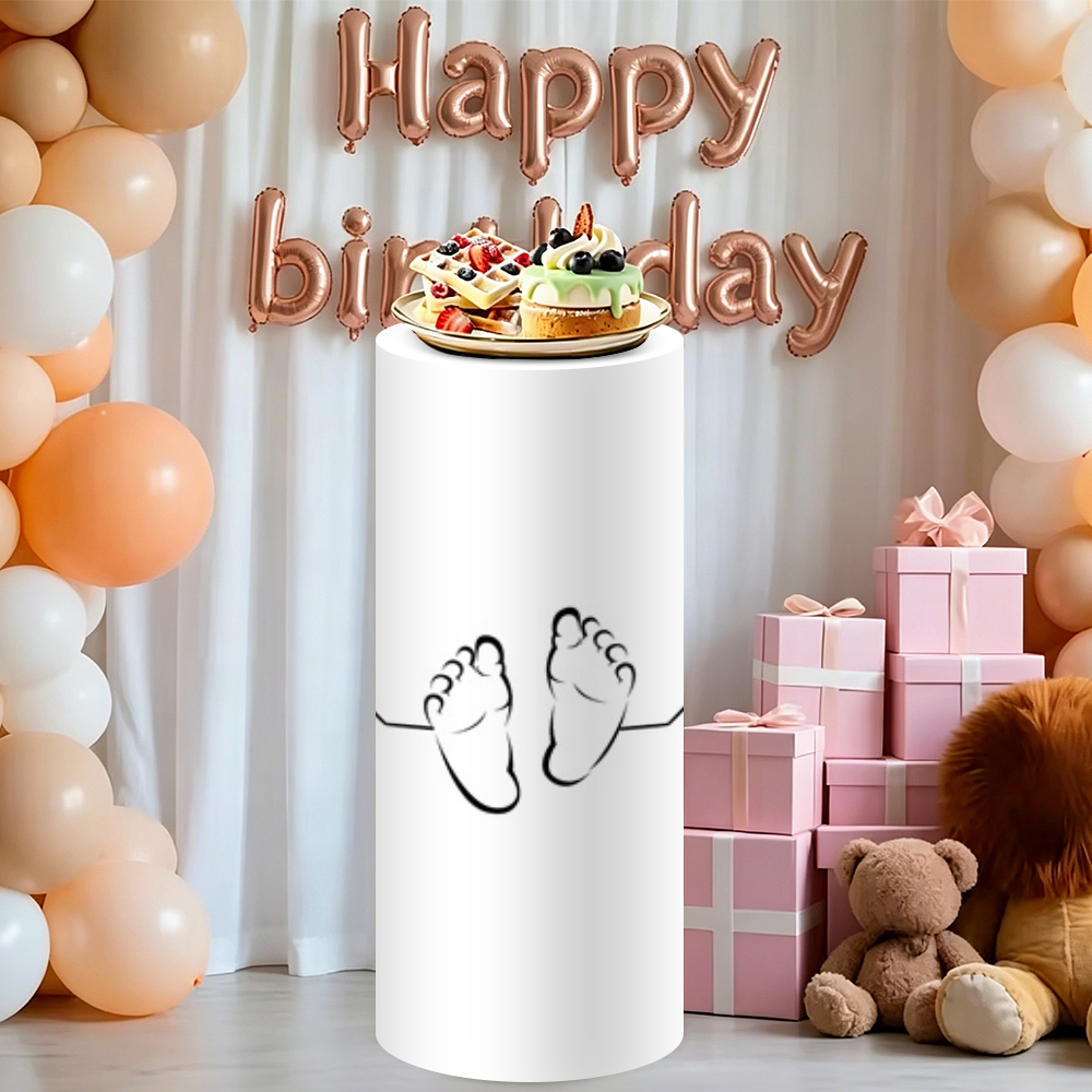 Yeele 3PCS Baby Silhouette Cyl - Dessert Table Backdrop avaliação e preço