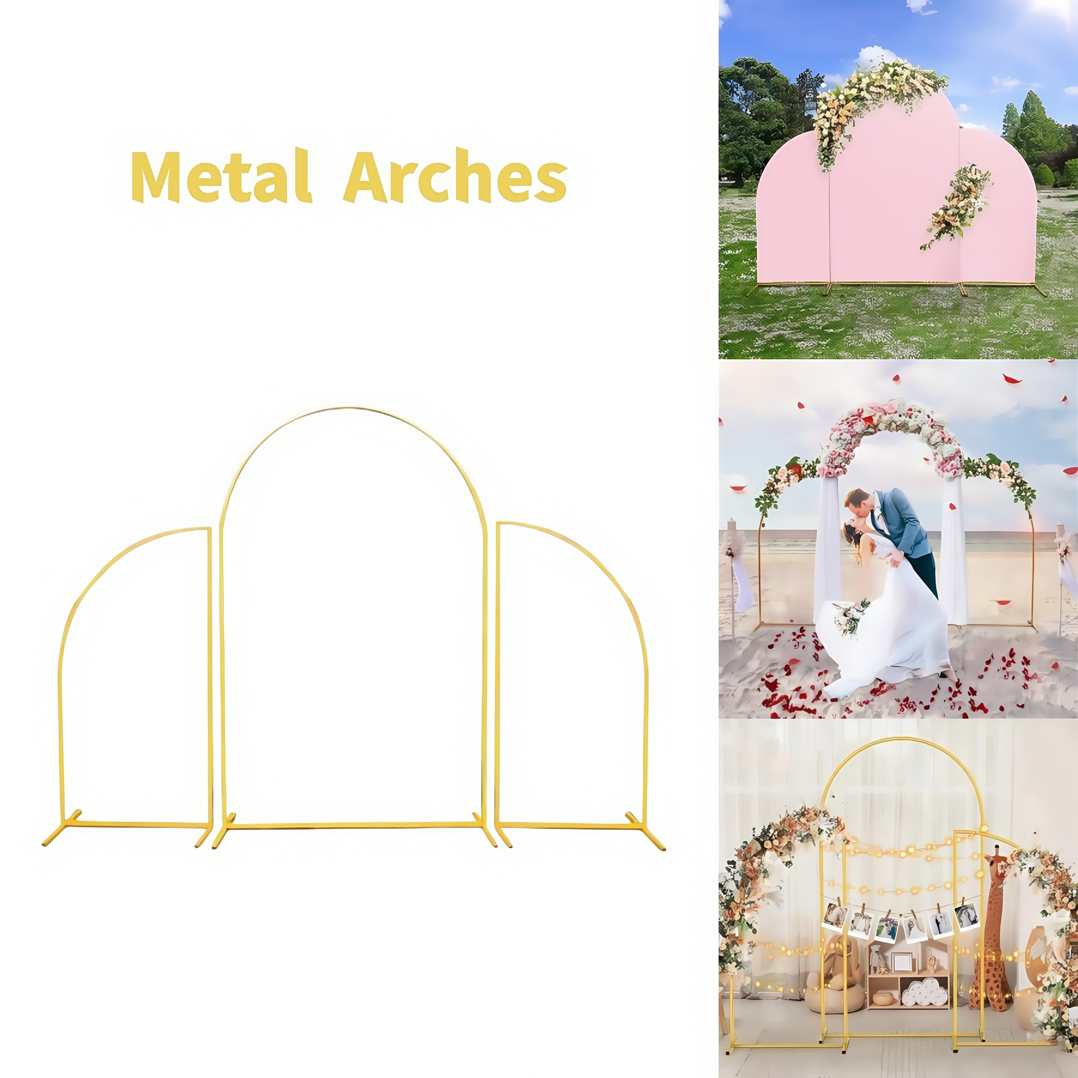 Crown Metal Arch Stand,3pcs Se - Balloon Arch Kit avaliação e preço