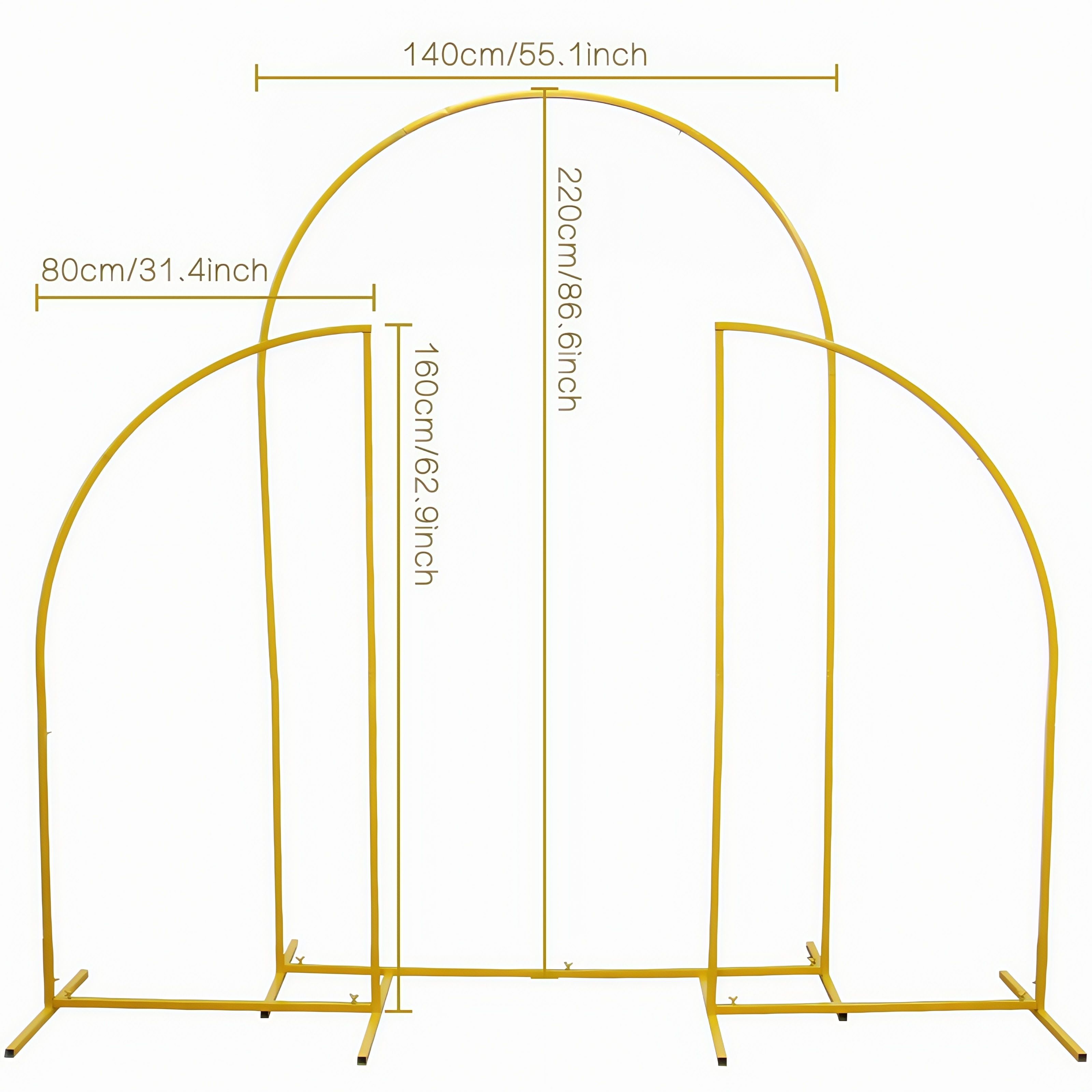 Crown Metal Arch Stand,3pcs Se - Balloon Arch Kit avaliação e preço