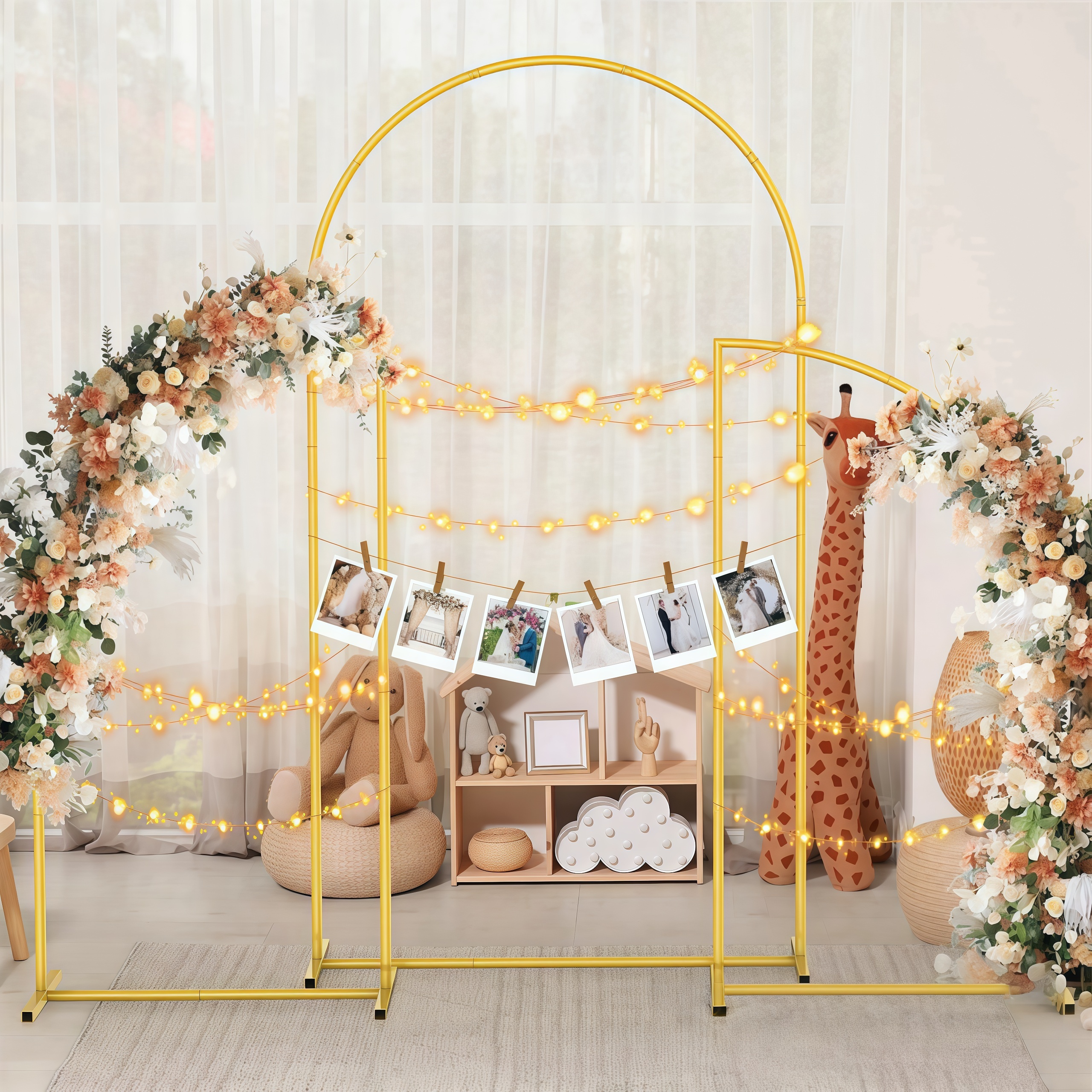 Crown Metal Arch Stand,3pcs Se - Balloon Arch Kit avaliação e preço