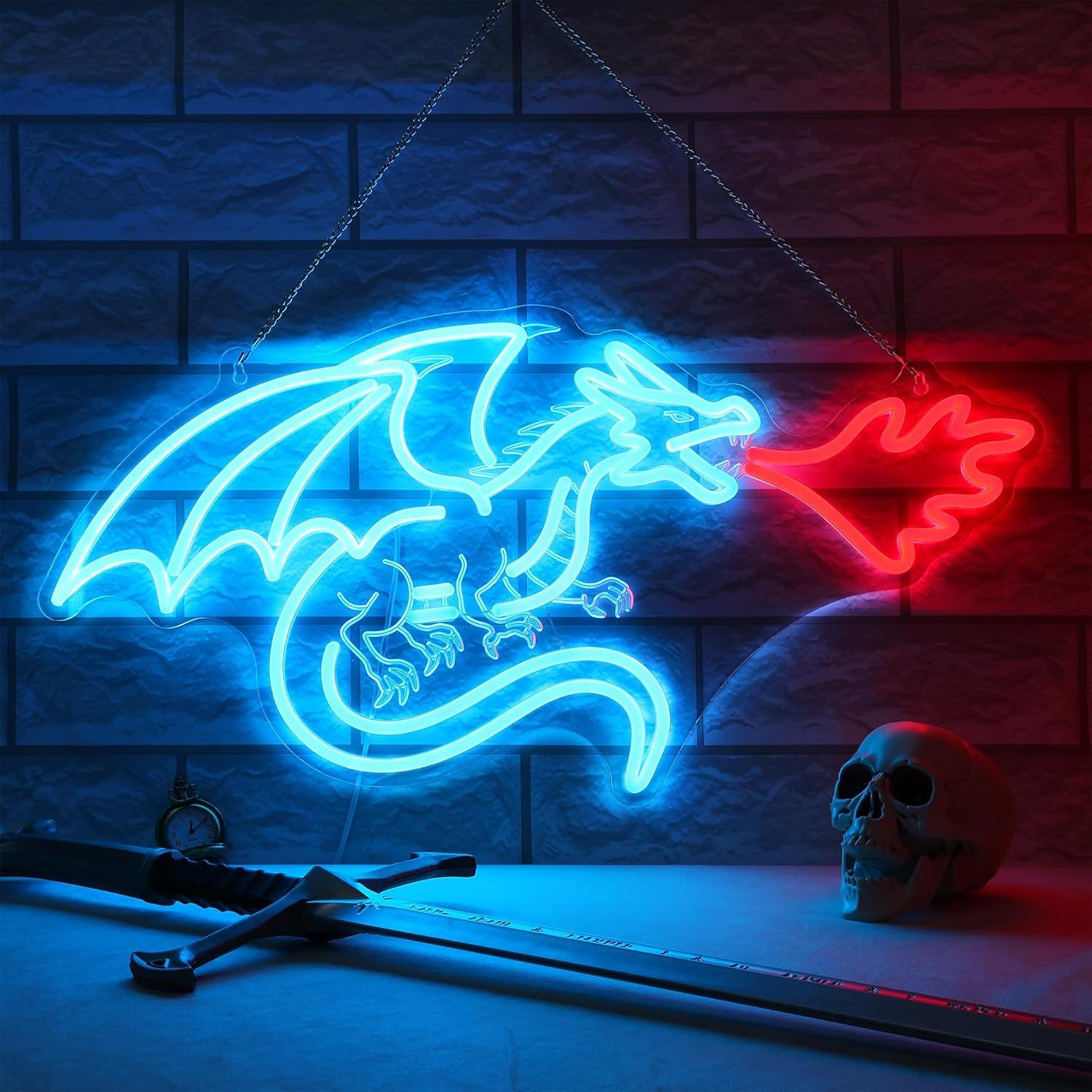 Dragon Neon Sign LED Dimmable  - Neon Sign Party avaliação e preço