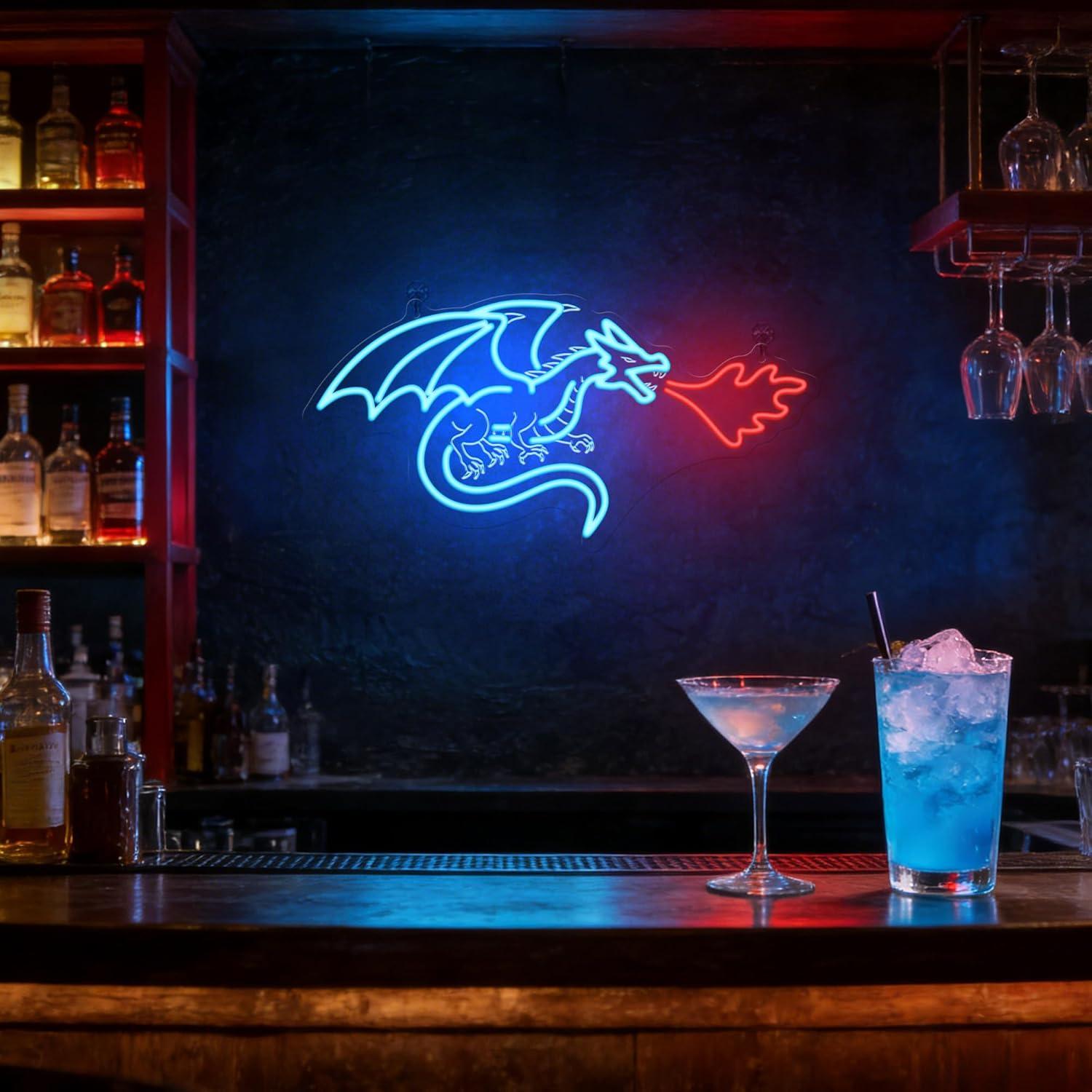 Dragon Neon Sign LED Dimmable  - Neon Sign Party avaliação e preço