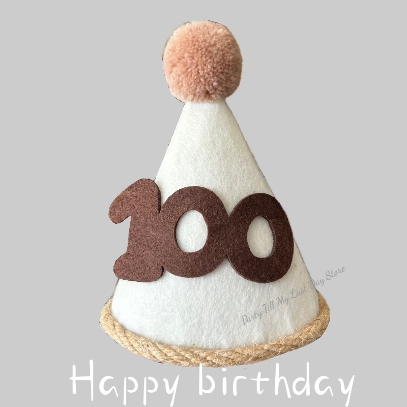 1Pc INS Kids Birthday Hat Non- - Party Hat Cone avaliação e preço
