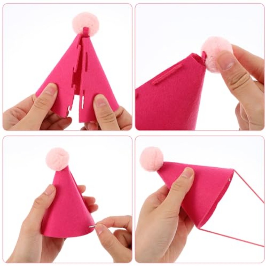 6 Pcs Mini Party Hats for Stuf - Party Hat Cone avaliação e preço