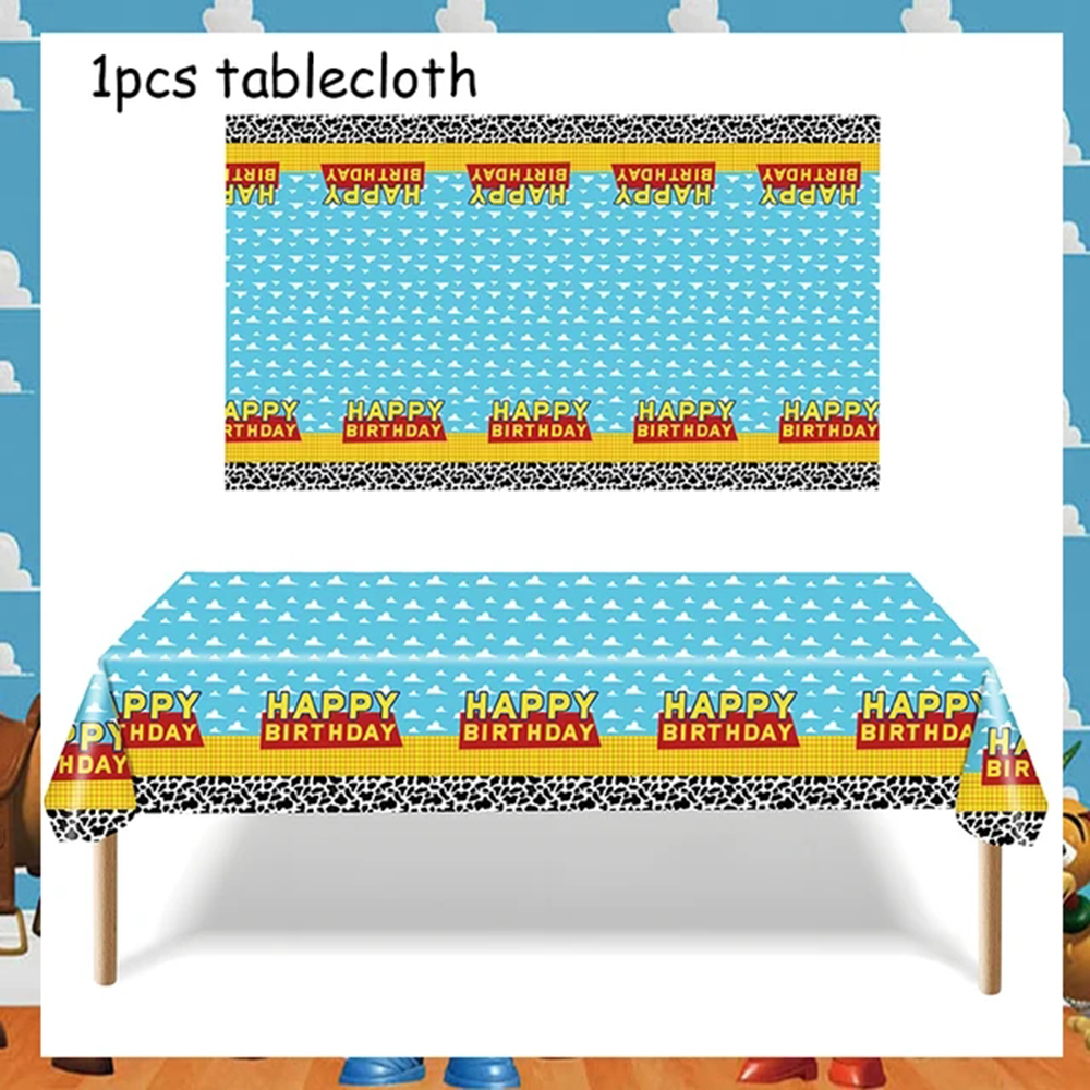 Toyss Inspired Birthday Party  - Table Cloth Disposable avaliação e preço