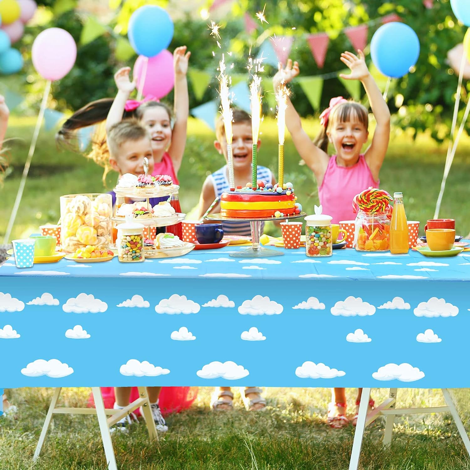 Toyss Inspired Birthday Party  - Table Cloth Disposable avaliação e preço