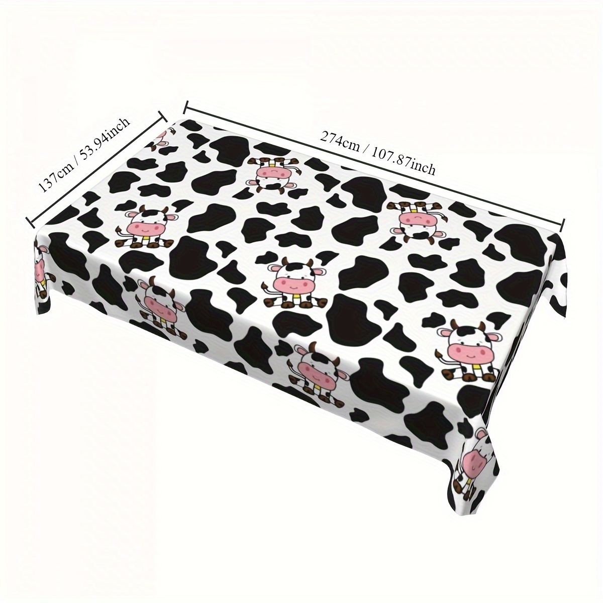 1pc Cow Farm Animal Theme Picn - Table Cloth Disposable avaliação e preço