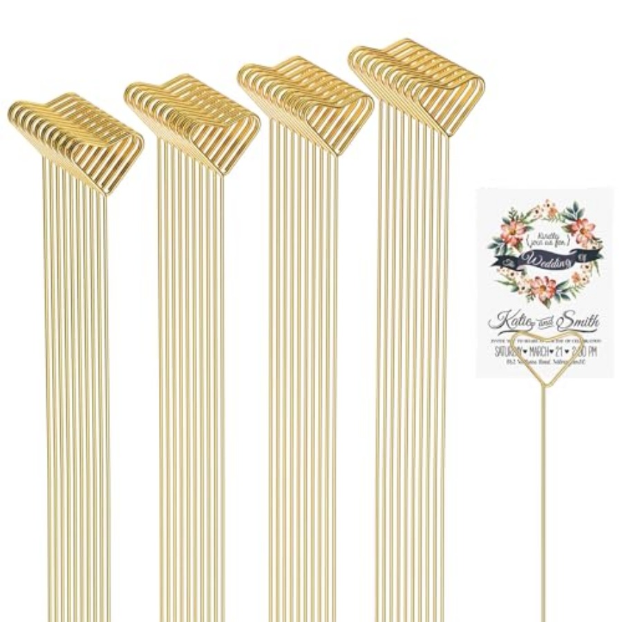 40 Packs Floral Card Holder Pi - Centerpiece Stick avaliação e preço