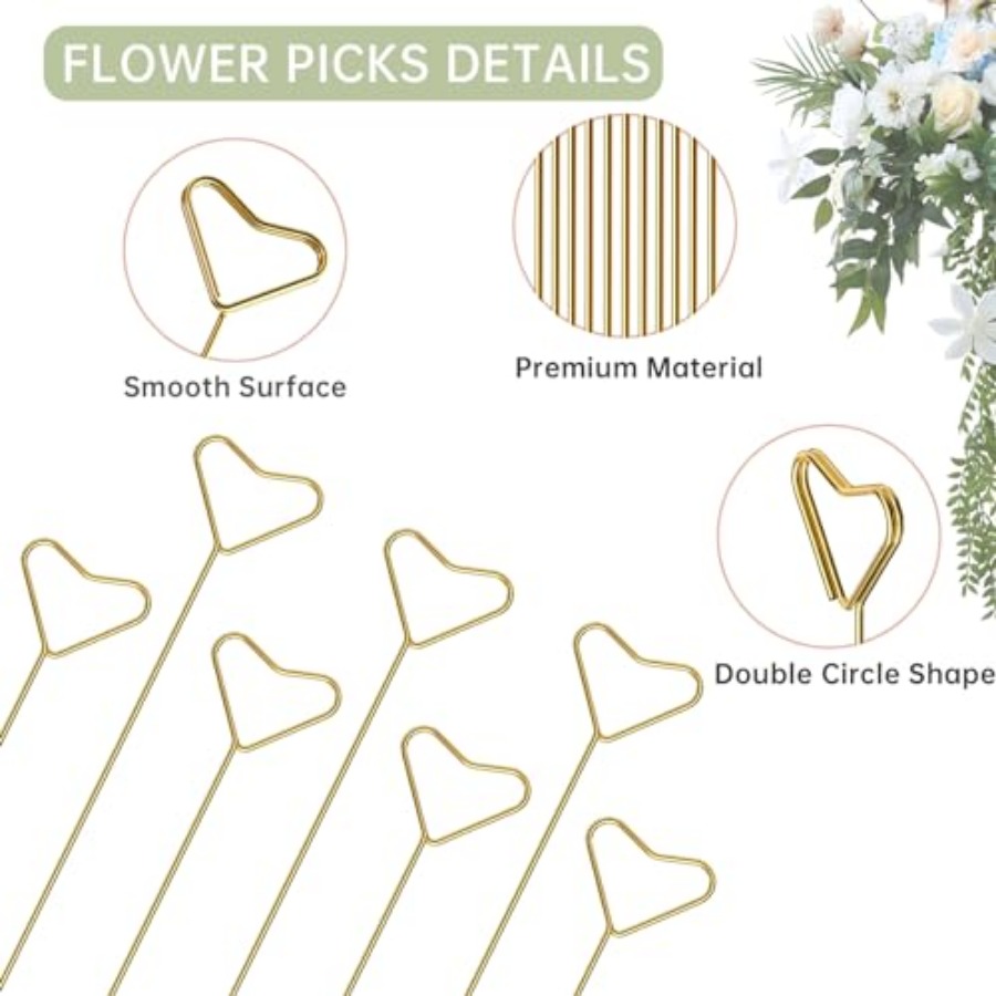 40 Packs Floral Card Holder Pi - Centerpiece Stick avaliação e preço