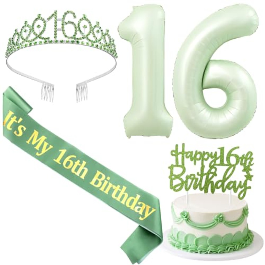 Birthday Decorations for Girls - Birthday Sash Glitter avaliação e preço