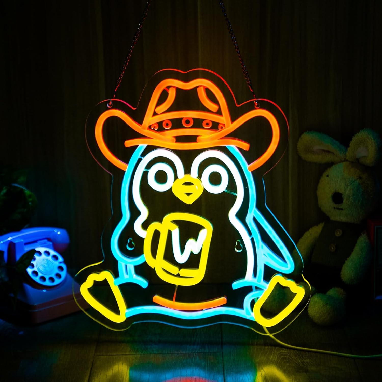 Penguin Neon Sign USB Powered  - Neon Sign Party avaliação e preço