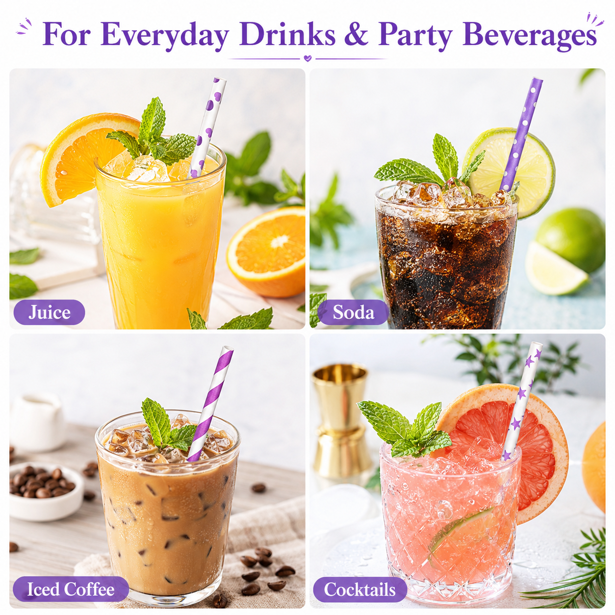 25pcs Colorful Patterned Paper - Paper Straw Color avaliação e preço