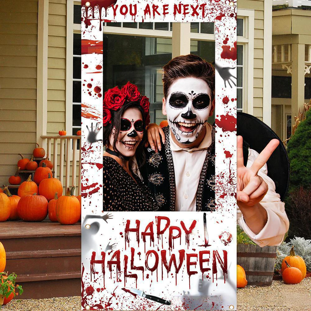 Runto Happy Halloween Photo Ba - Photo Booth Frame avaliação e preço