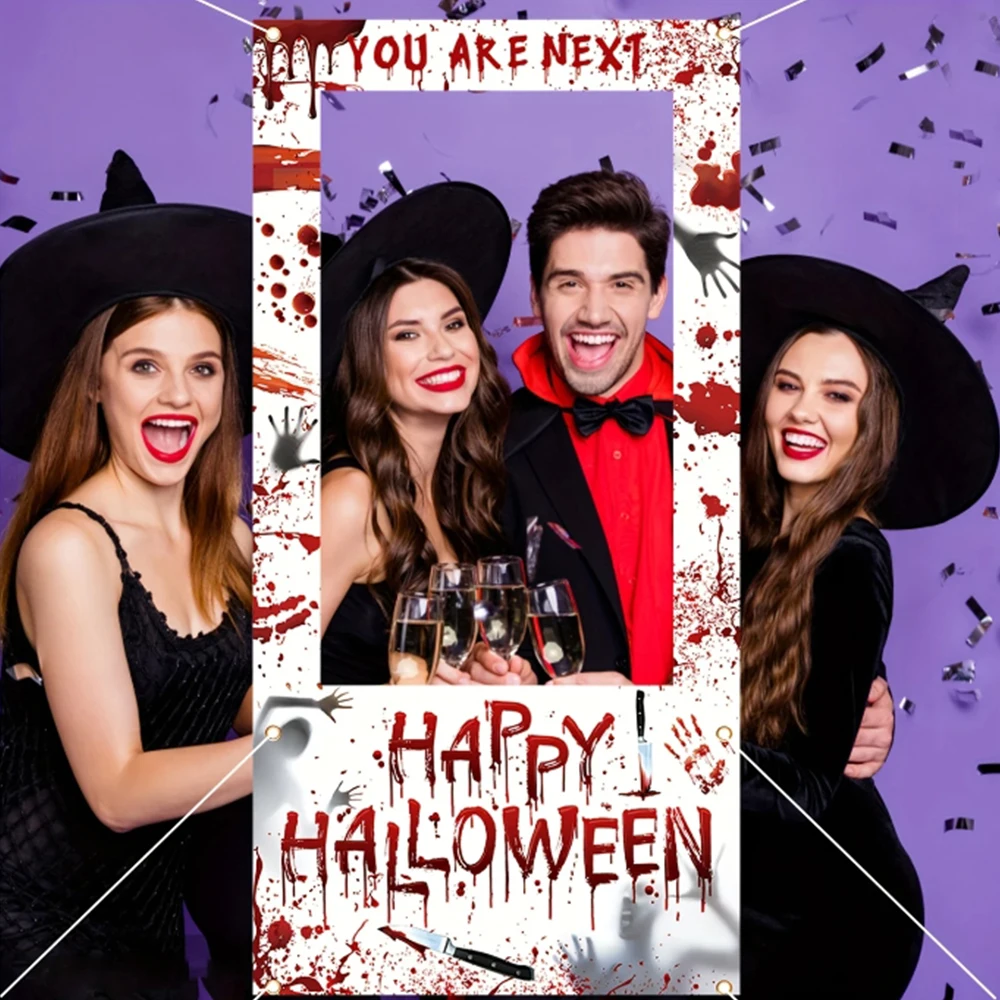 Runto Happy Halloween Photo Ba - Photo Booth Frame avaliação e preço