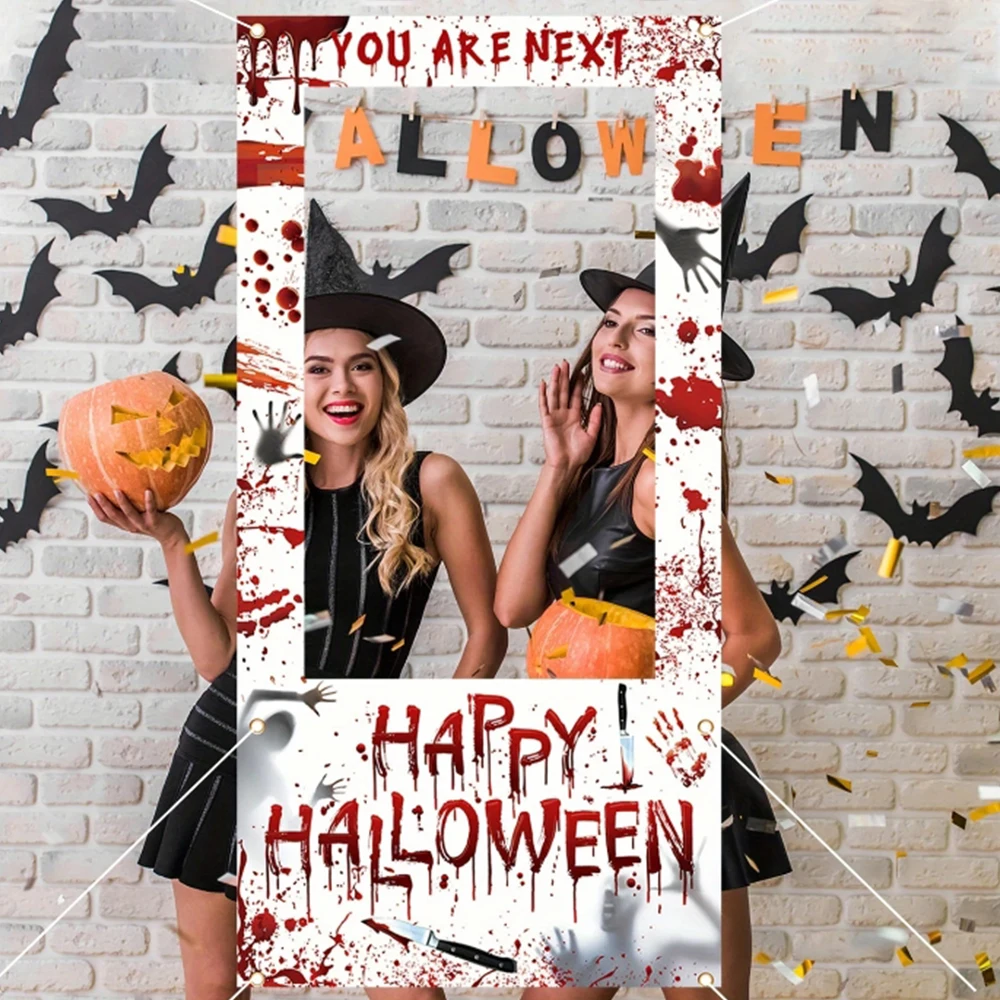 Runto Happy Halloween Photo Ba - Photo Booth Frame avaliação e preço