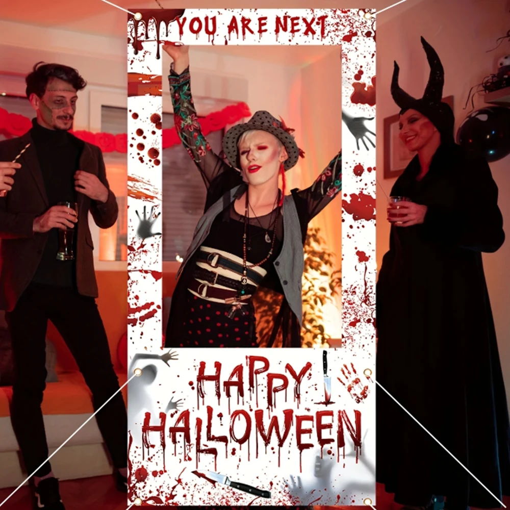 Runto Happy Halloween Photo Ba - Photo Booth Frame avaliação e preço