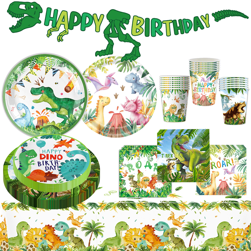 Dinosaur Birthday Disposable T - Table Cloth Disposable avaliação e preço
