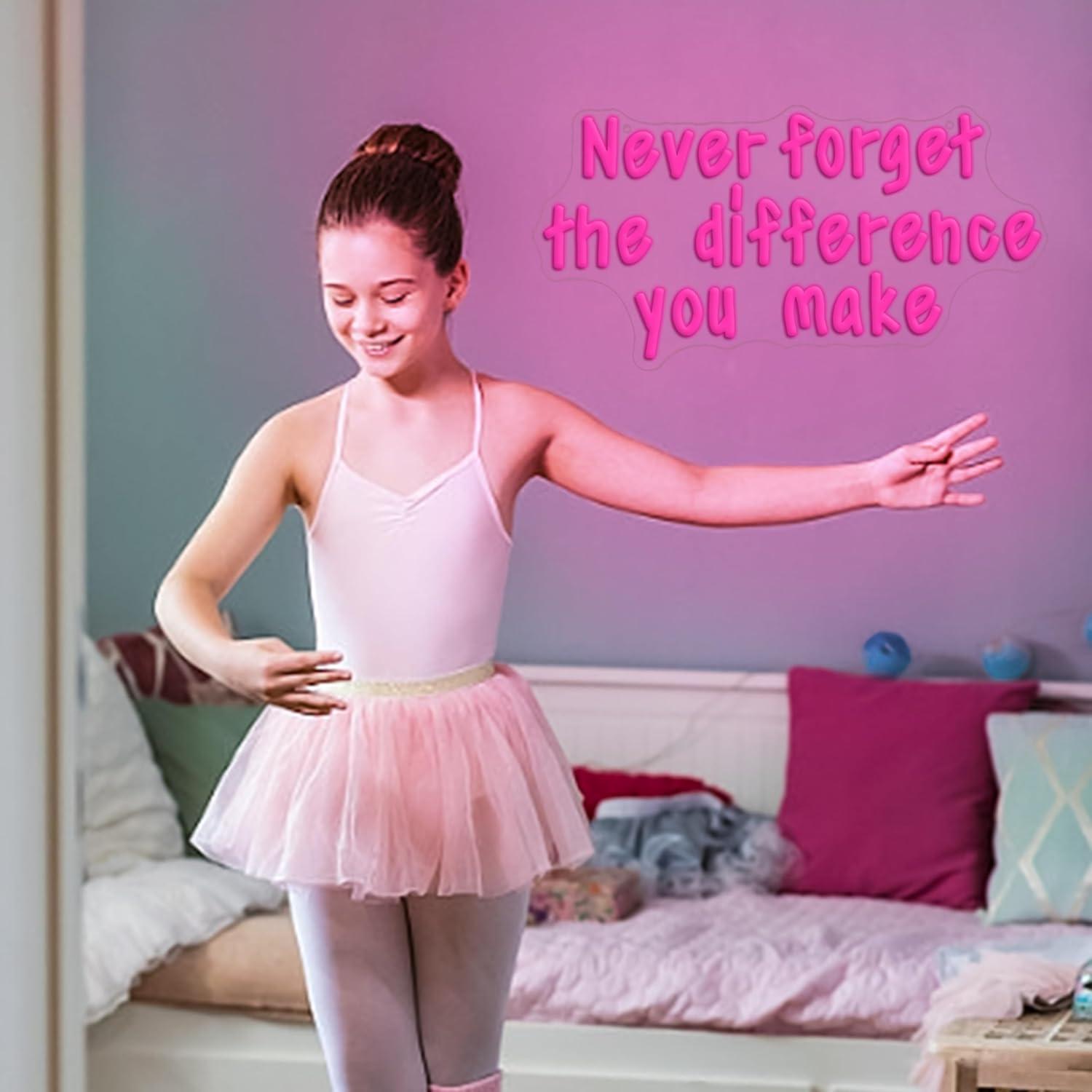 Never Forget The Difference Yo - Neon Sign Party avaliação e preço