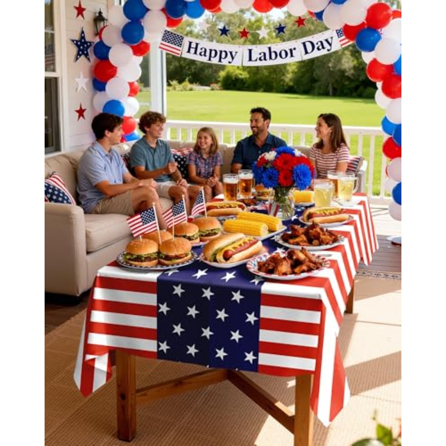 4th of July USA 250th Annivers - Table Cloth Disposable avaliação e preço