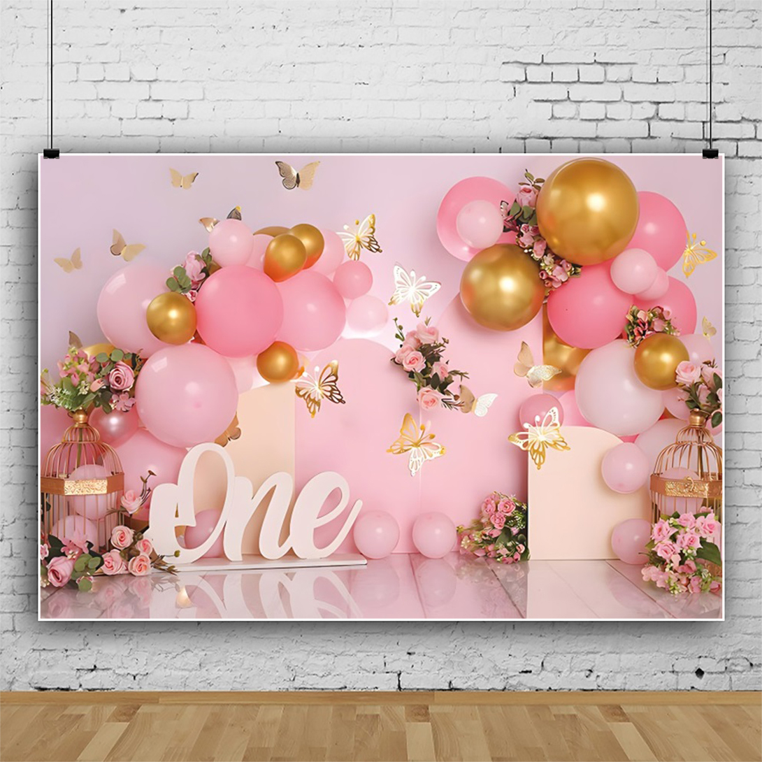 Newborn Baby 1st Birthday Back - Dessert Table Backdrop avaliação e preço