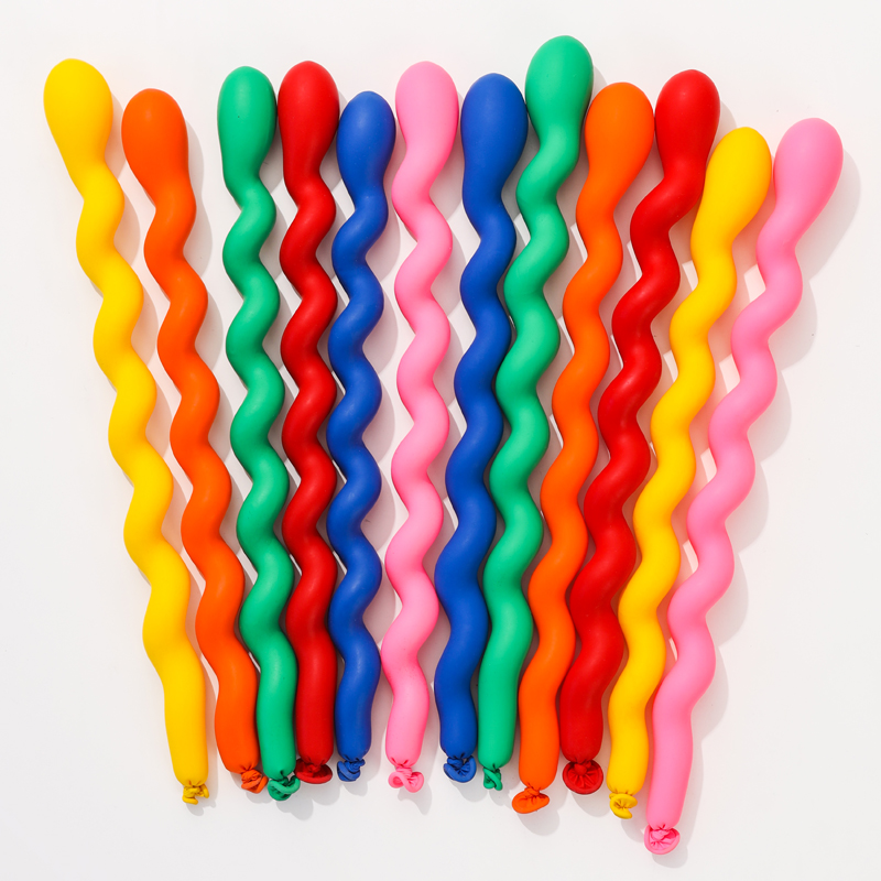 50/100/200PCS Spiral Balloons  - Balloon Pump Hand avaliação e preço