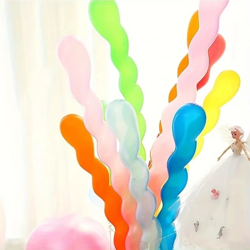 50/100/200PCS Spiral Balloons  - Balloon Pump Hand avaliação e preço