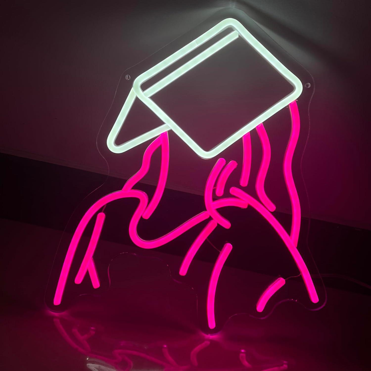Reading Girl Neon Sign USB Dim - Neon Sign Party avaliação e preço