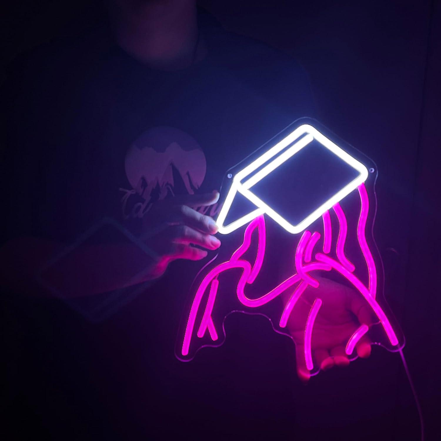 Reading Girl Neon Sign USB Dim - Neon Sign Party avaliação e preço