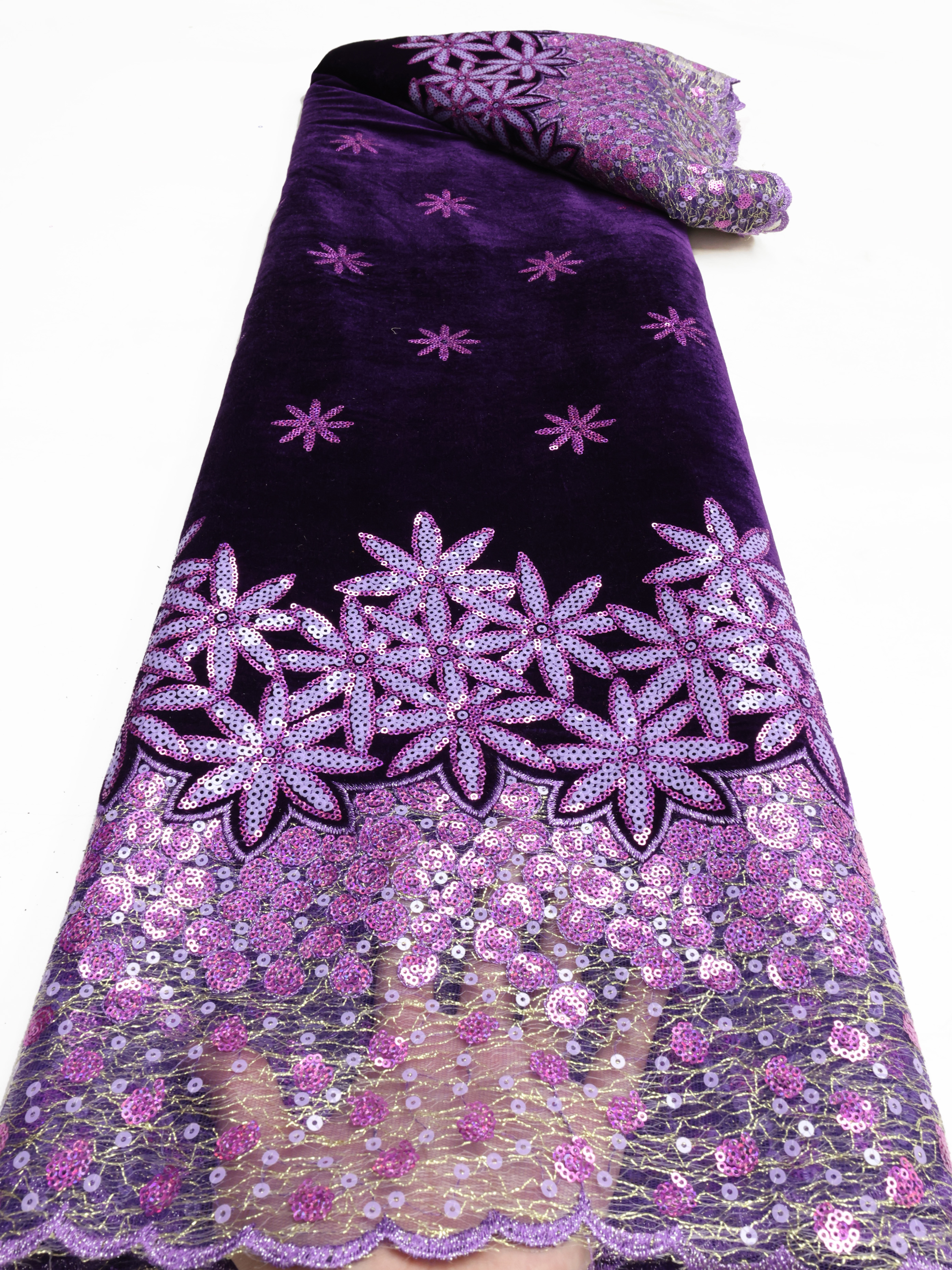 African velvet Lace Fabric Lat - Glitter Tablecloth avaliação e preço