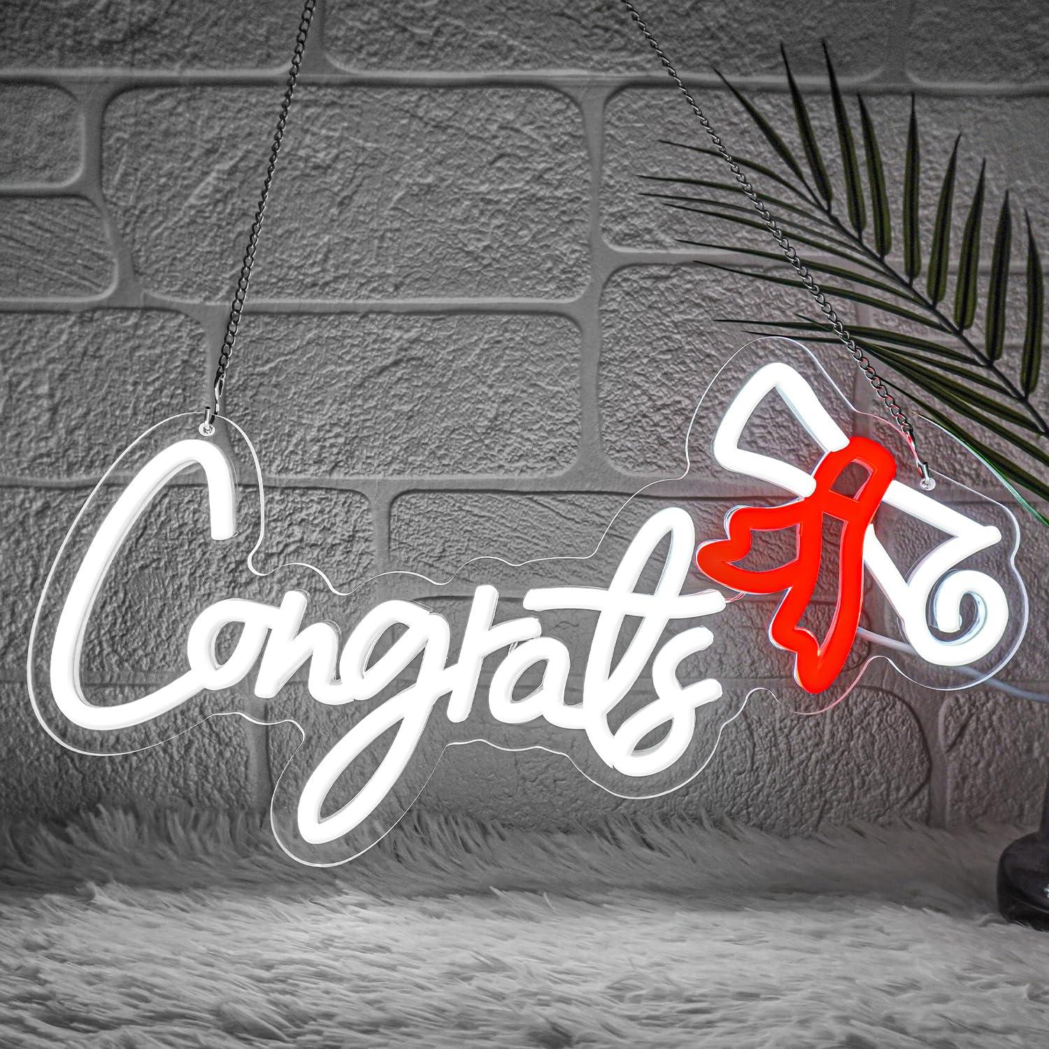 Congrats Graduation Neon Sign  - Neon Sign Party avaliação e preço