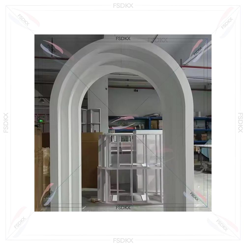 Luxury White  PVC Acrylic Wall - Party Event Supplier avaliação e preço