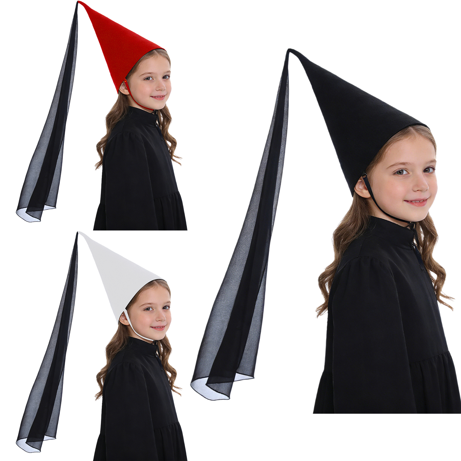 1Pcs Women Medieval Hennin Hat - Party Hat Cone avaliação e preço